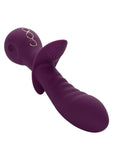 Obsession Lover Rechargeable Silicone Dual Vibrator - Purple