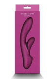 Obsessions Bonnie Rechargeable Silicone Rabbit Vibrator - Magenta/Pink