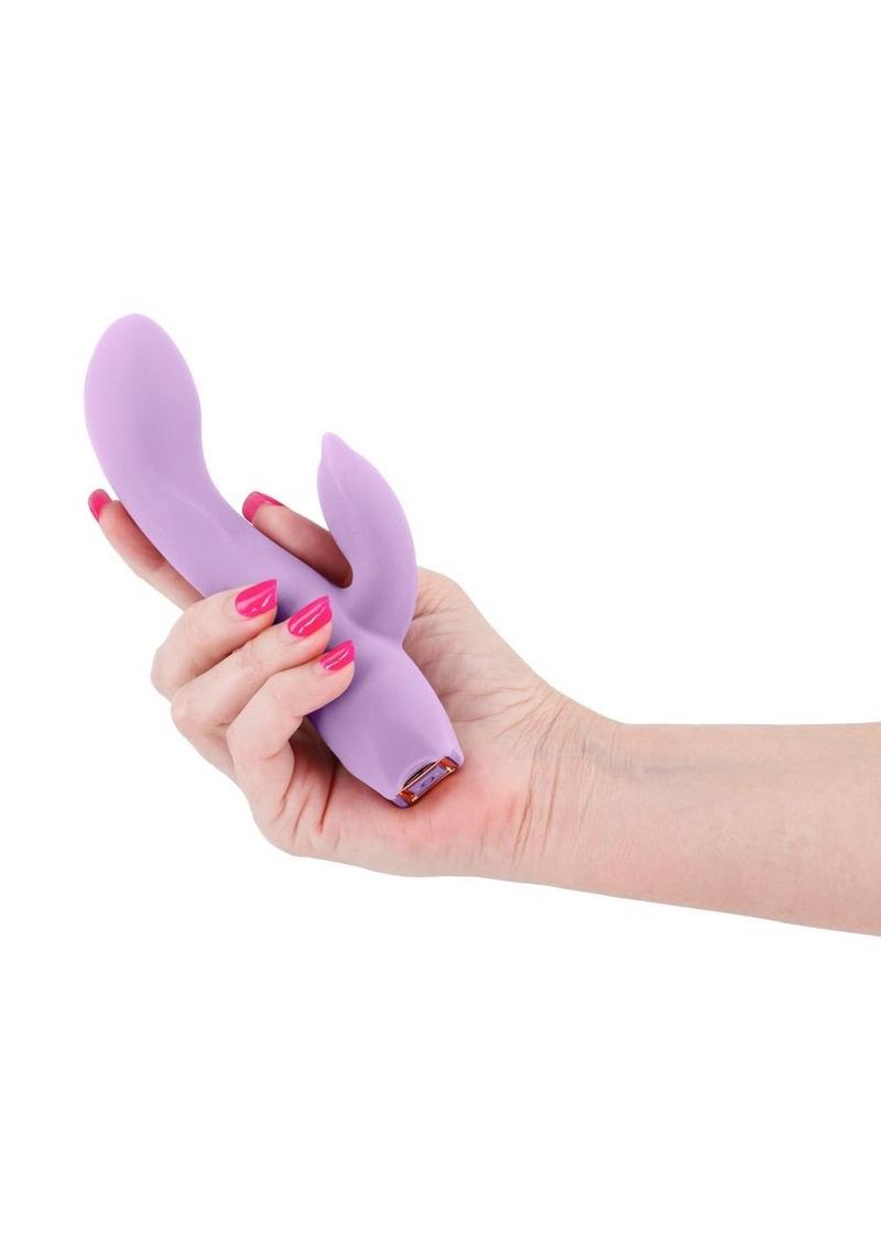Obsessions Juliet Rechargeable Silicone Rabbit Vibrator - Lavender/Purple