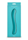 Obsessions Zeus Rechargeable Silicone Vibrator - Aqua/Blue