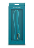 Obsessions Zeus Rechargeable Silicone Vibrator - Teal