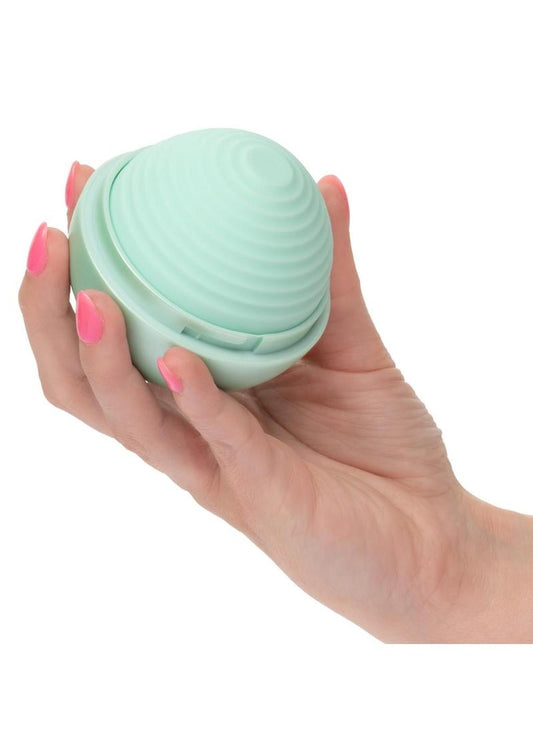 Opal Ripple Silicone Rechargeable Massager - Green