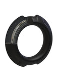 Optimale Flexisteel Soft Silicone with Inner Metal Core Cock Ring - Black - 43mm