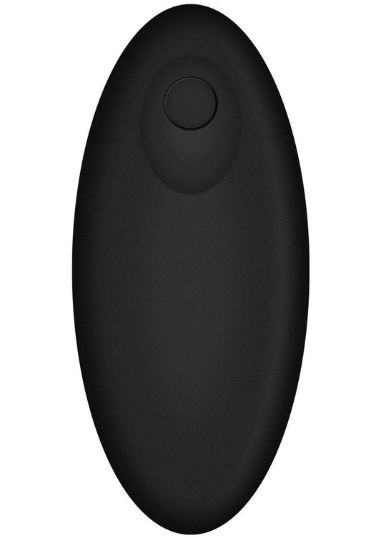 Optimale P-Curve Rechargeable Silicone Vibrating Prostate Stimulator with Remote Control - Black