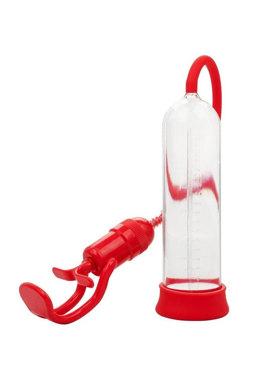 Optimum Series Magnified Pump - Clear/Red