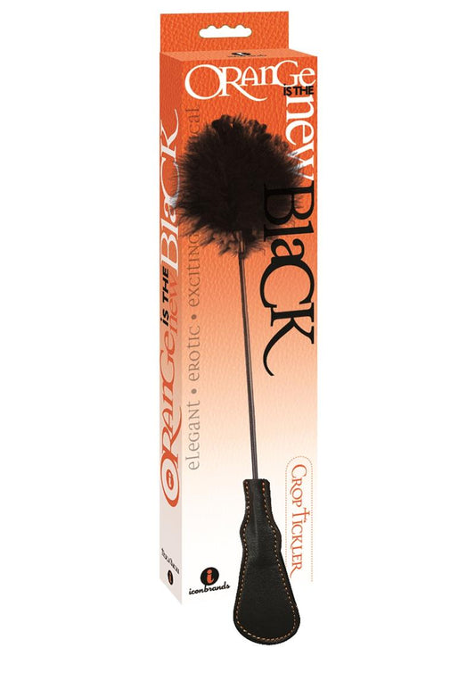 Orange Is The New Black Riding Crop and Tickler - Black