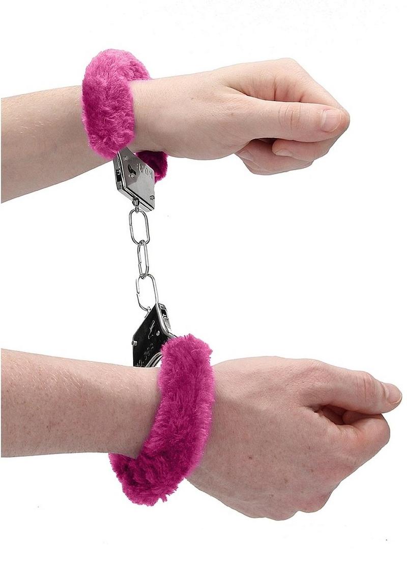 Ouch! Beginner's Handcuffs Furry - Pink