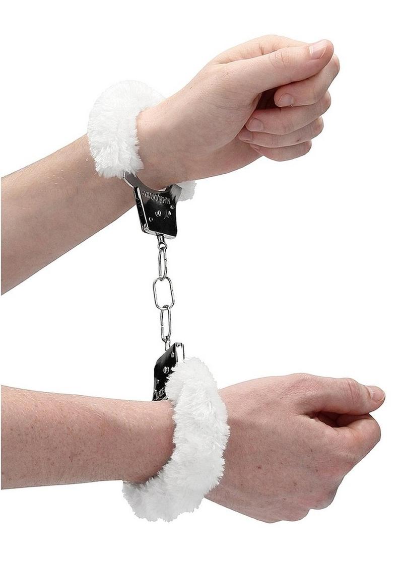 Ouch! Beginner's Handcuffs Furry - White