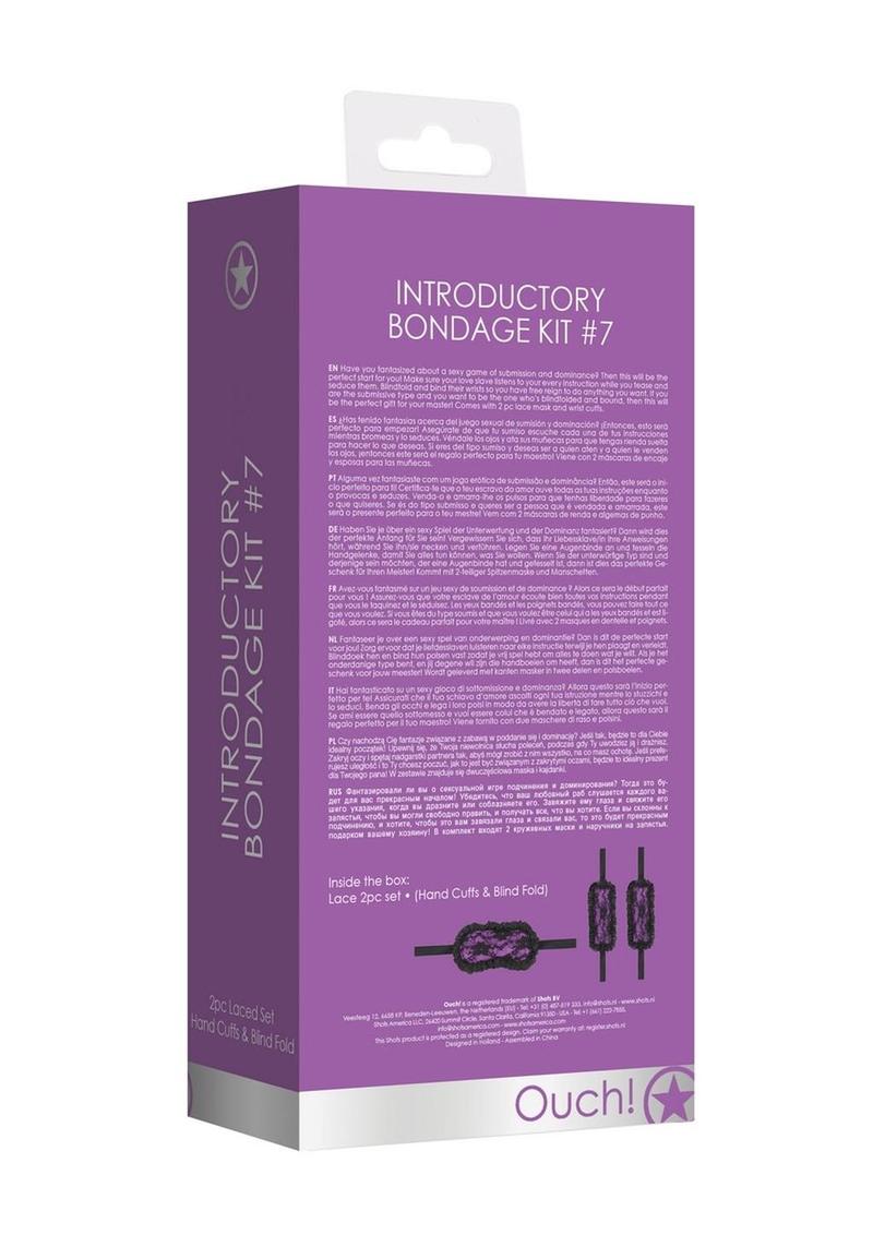 Ouch! Kits Introductory Bondage Kit #7 - Purple - 2 Piece Kit
