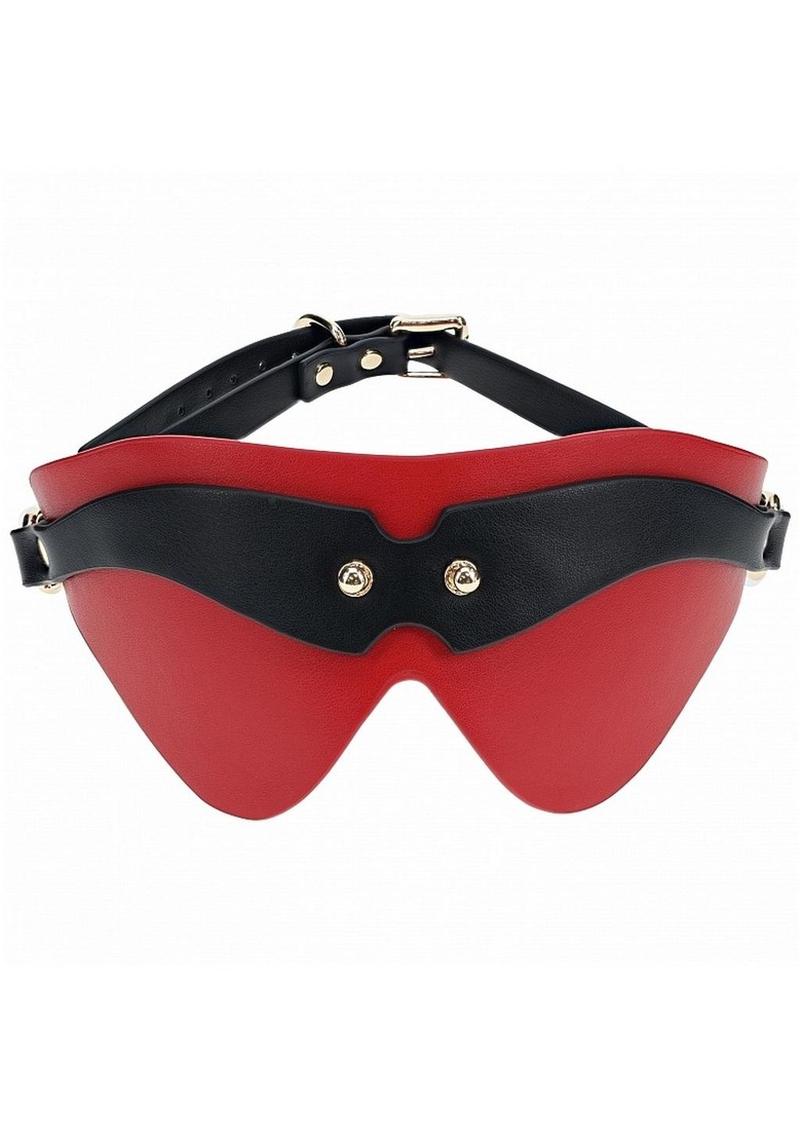 Ouch! Milan Collection Blindfold - Black/Red