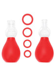 Ouch! Nipple Erector Pump - Red - Set