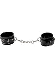 Ouch Premium Bonded Leather Cuffs For Hands Or Ankles - Black