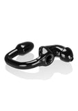 Oxballs Tailpipe Chastity Cock Lock with Butt Plug - Black