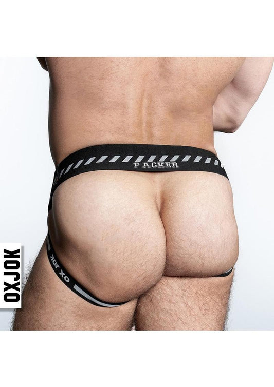 Packer Cargo Quilt Slider-Strap Jock - Black Puff - Large