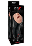 Pipedream Extreme Elite Rechargeable Deep Throat Vibrating Masturbator - Mouth