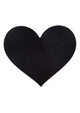 Peekaboo Classic Black Hearts Pasties - Black