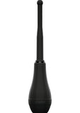 Perfect Fit Ergoflo Director 8in Silicone Flex Tip Anal Douche - Black