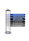 Performance Penis Pump Cylinder - Clear - 12 X 2in