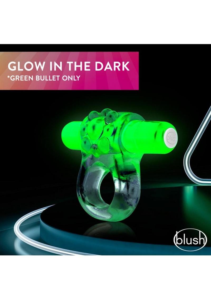 Play with Me Teaser Vibrating Cock Ring - Green