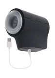 Playboy Come Along Dual End Rechargeable Masturbator - Black/Clear