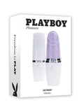 Playboy Getaway Rechargeable Silicone Clitoral Stimulator - Lavender/White