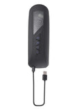 Playboy Pursuit Of Pleasure Rechargeable Textured Vibrating Stroker - Black