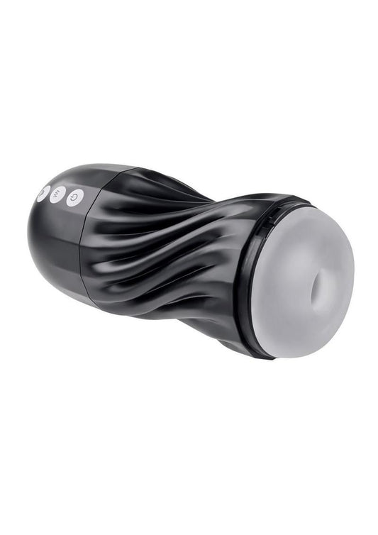 Playboy Solo Rechargeable Textured Stroker - Black