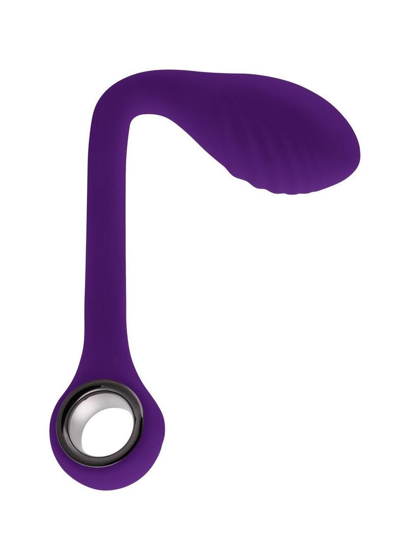 Playboy Spot On Rechareable Silicone G-Spot Vibrator - Purple