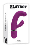 Playboy Tap That Rechargeable Silicone Vibrator with Clitoral Stimulator