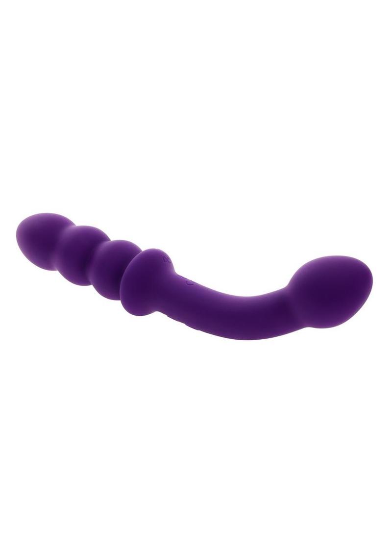 Playboy The Seeker Rechargeable Silicone Dual Vibrator - Purple