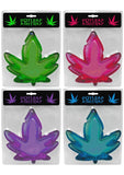 Pot Leaf Ashtry - Assorted Colors - 4 Pack