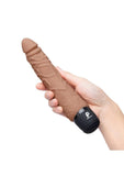 Powercocks Silicone Realistic Vibrator - Caramel - 7in