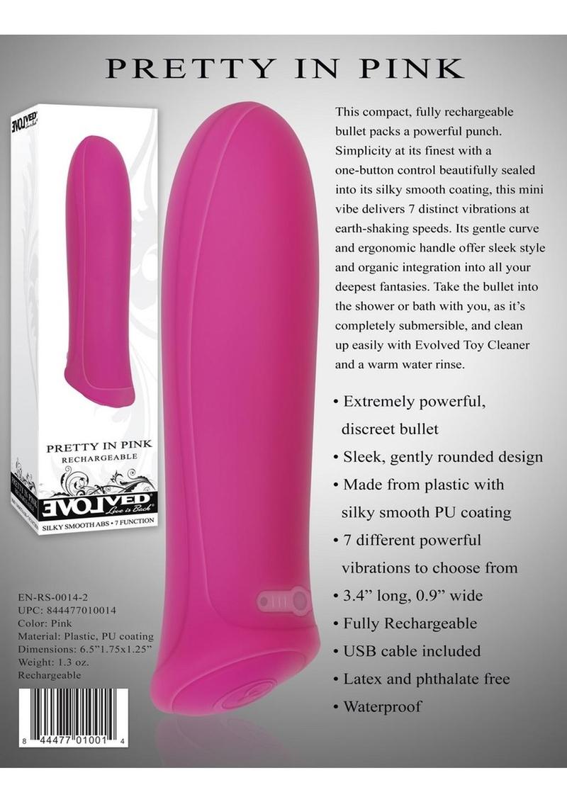 Pretty In Pink Rechargeable Bullet - Pink