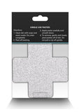 Pretty Pasties Glitter Cross - Red/Silver