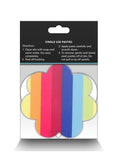 Pretty Pasties Pride Heart and Flower - Multicolor/Rainbow