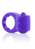 Primo Tux Silicone Vibrating Ring - Purple