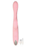 Princess Petite Pleasure Silicone Rechargeable Dual Stimulating Vibrator - Pink