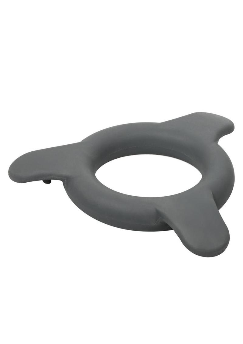 Pro Series Silicone Cock Ring - Black/Grey - 3 Piece Set/Set