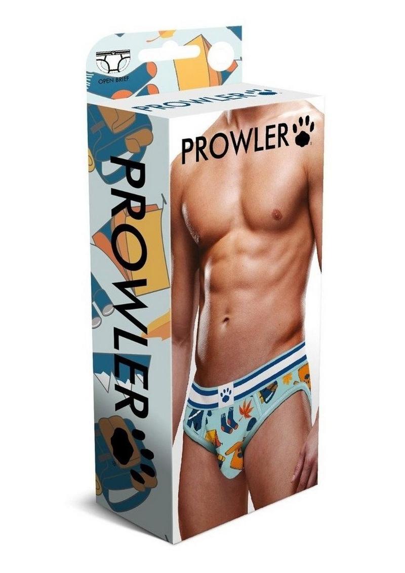 Prowler Autumn Scene Open Brief - Blue/Orange - Small