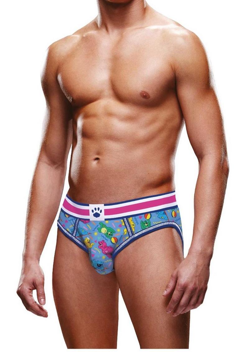 Prowler Beach Bears Open Brief - Blue - Large