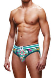 Prowler Beach Brief - Aqua/Green - Large