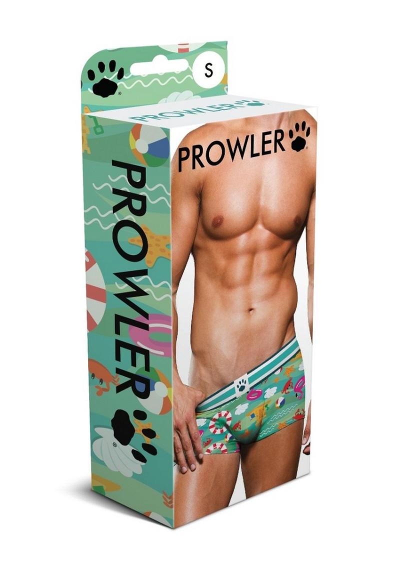 Prowler Beach Trunk - Aqua/Green - Large