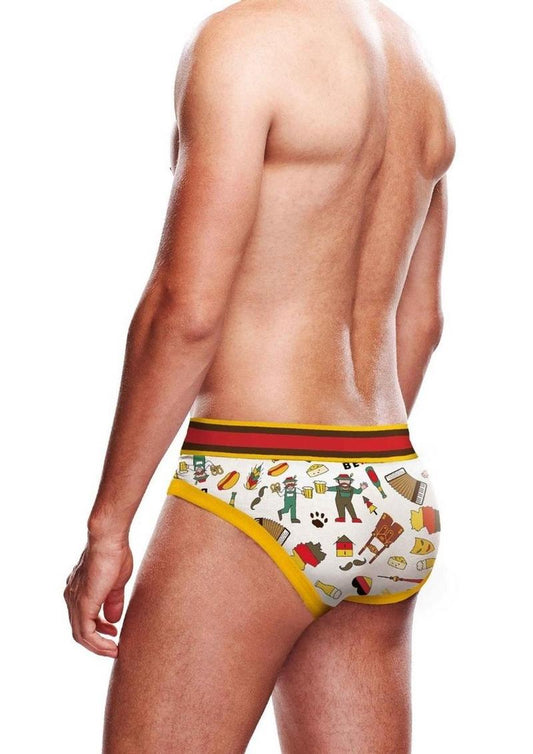 Prowler Berlin Brief - Orange/White - XSmall