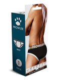 Prowler Black Oversized Paw Brief - Black/Multicolor/Rainbow - Small