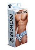 Prowler Blue Paw Open Brief - Blue/White - Medium