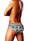 Prowler Gaywatch Bears Brief - Blue/Orange - Medium