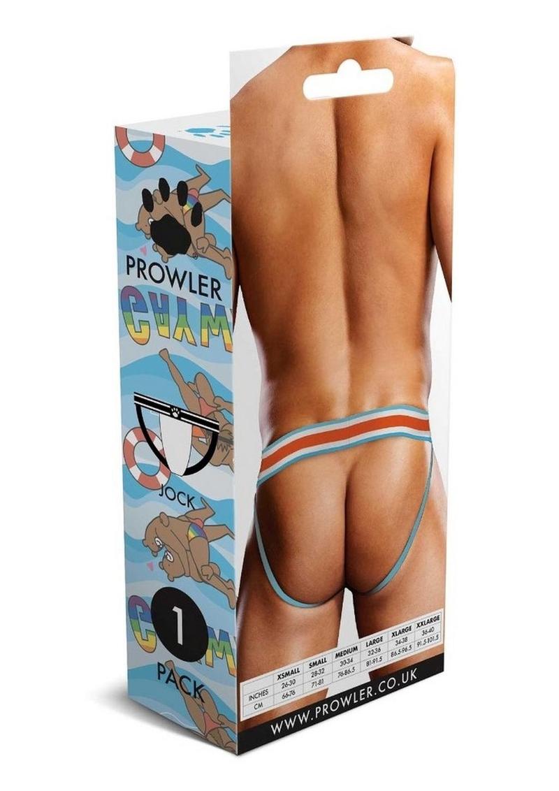 Prowler Gaywatch Bears Jock - Blue/Orange - XSmall