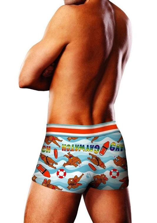 Prowler Gaywatch Bears Trunk - Blue/Orange - Small