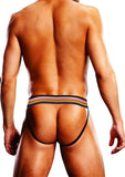 Prowler Pixel Art Gay Pride Collection Jock - Blue/Multicolor - Large