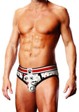 Prowler Puppie Print Brief - Black/White - Large